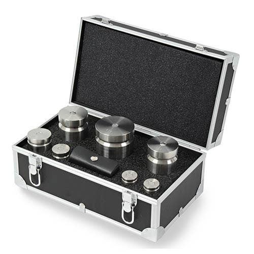OHAUS TW-5000-10 5000 g-10 mg Class F S Steel Test Weight Set