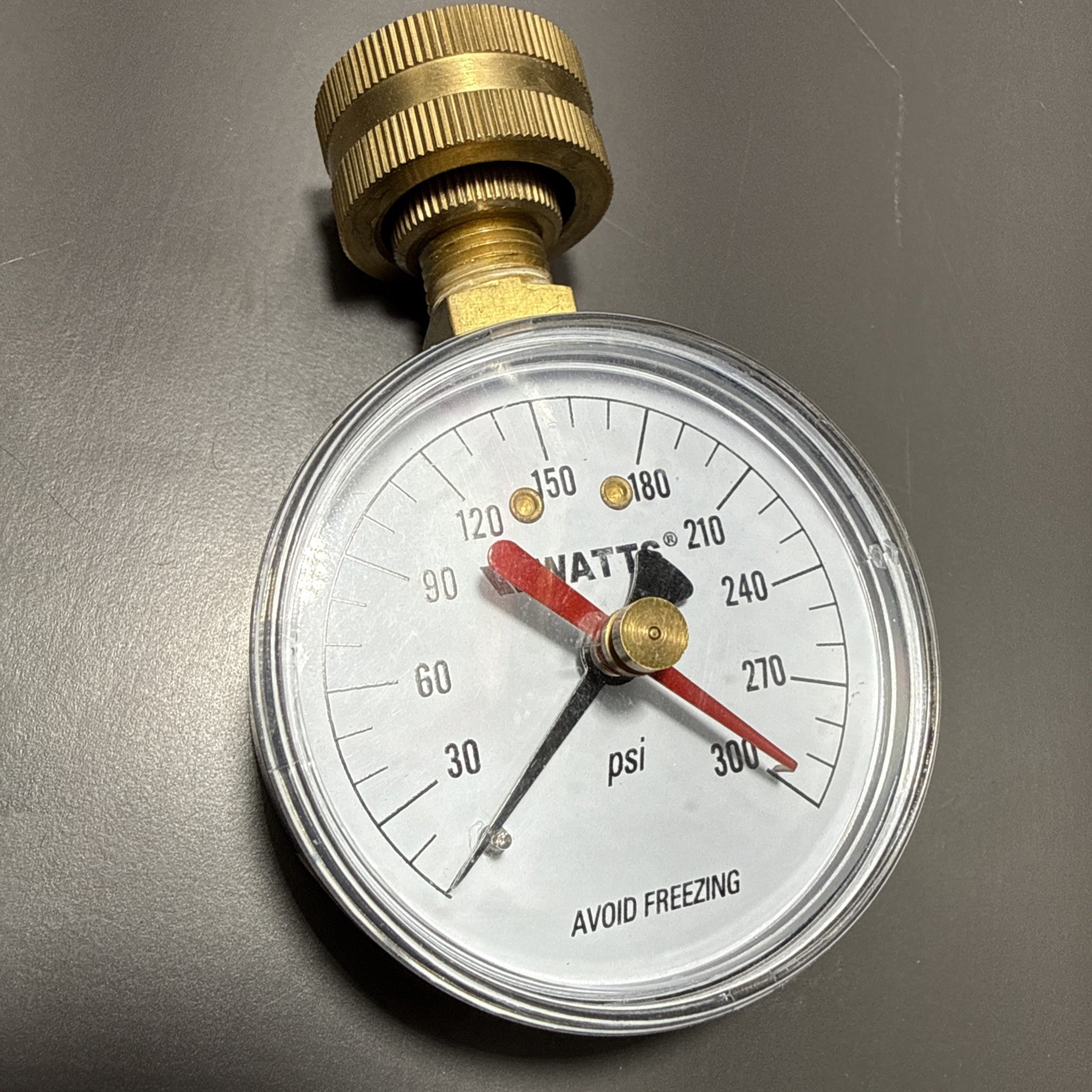 WATTS 0069721 276H300 HOSE CONNECTION GAUGE 0-300 PSI
