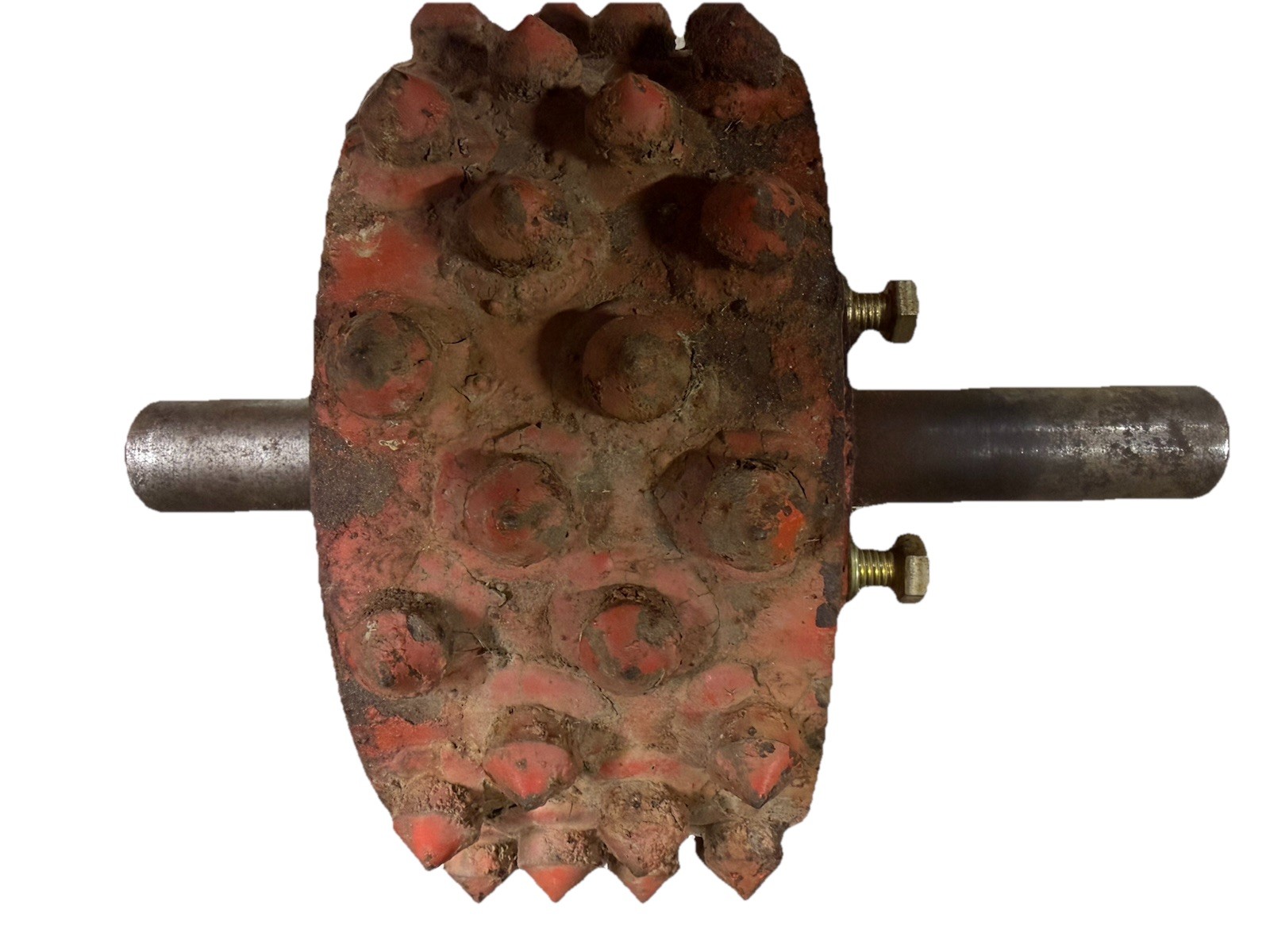 Conical Log Feeder Wheel With Shaft, See Description