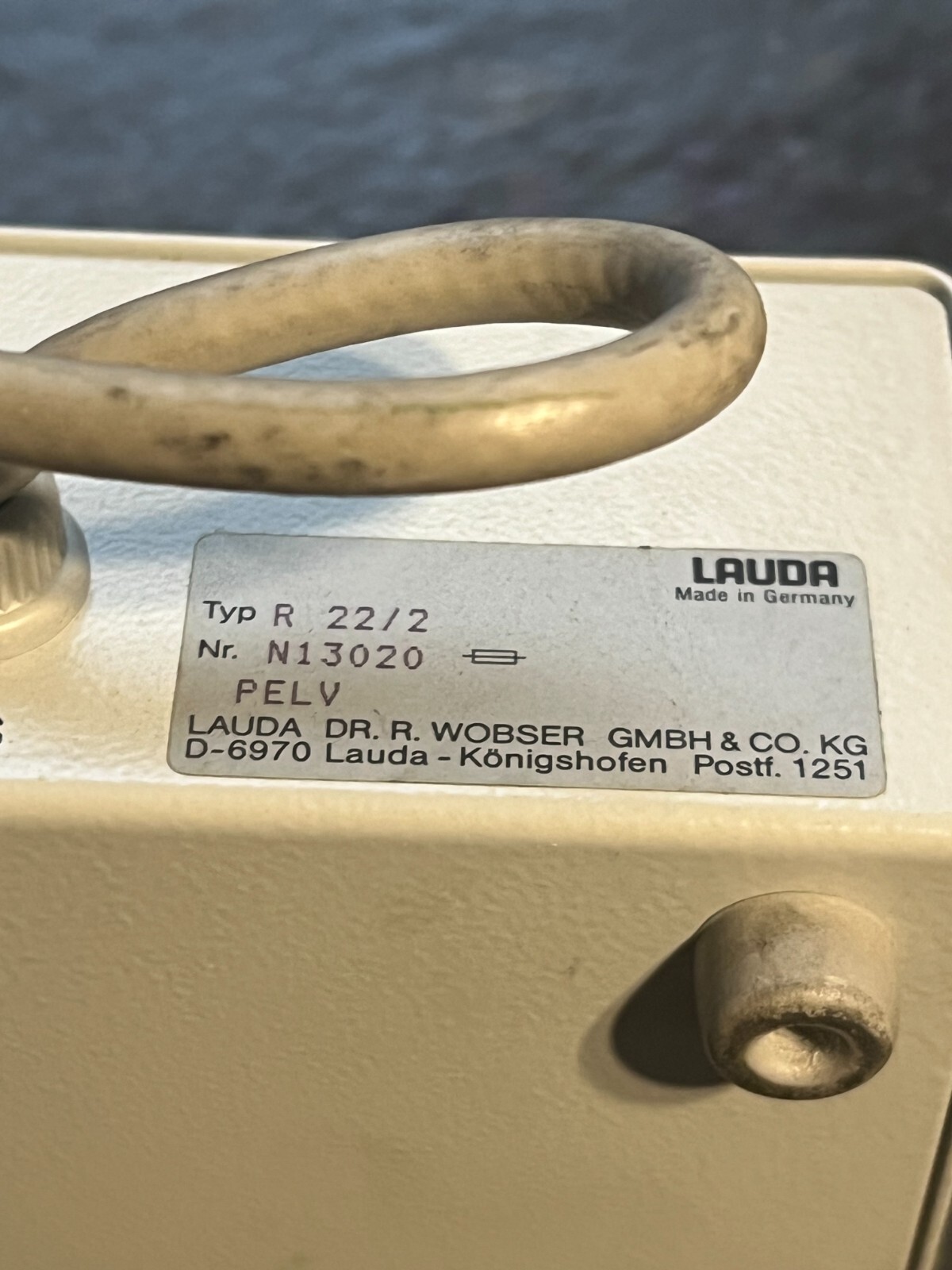 lauda r22/2 nos no box n13029