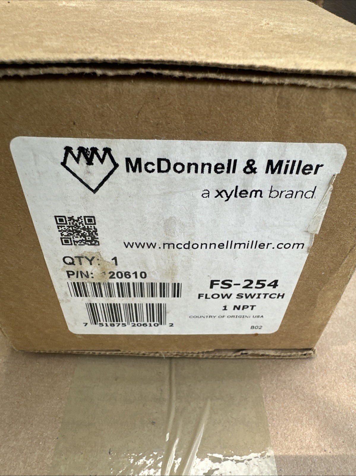 MCDONNELL & MILLER 199126 FS-254 1″ REV. 5 NSMP