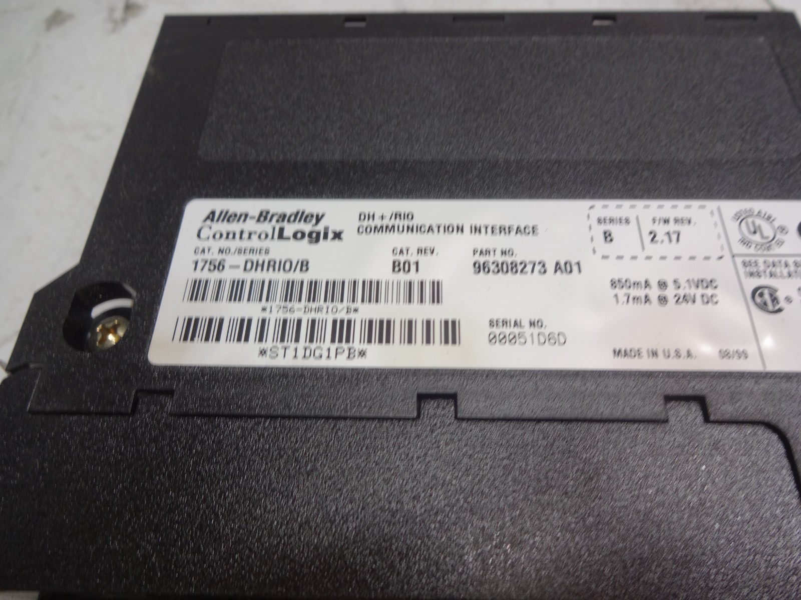 Allen Bradley 1756-dhrio Communication Interface Module