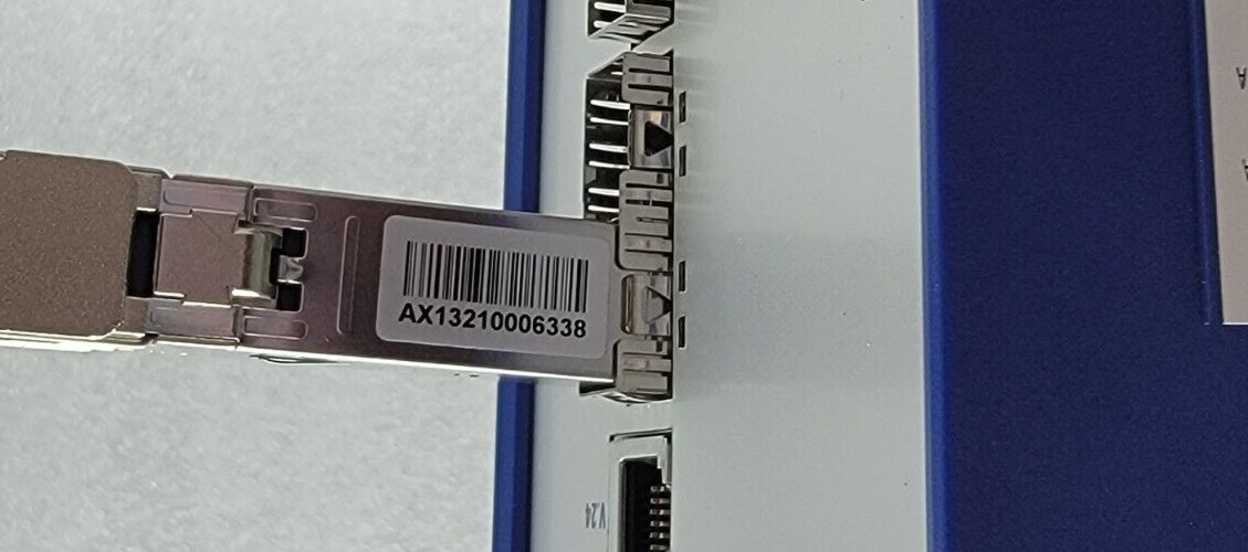 NEW HIRSCHMANN RSP25 RAIL SWITCH WITH AXCEN SFP-100TX COPPER SFP 8 PORT