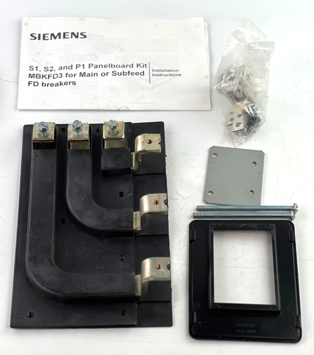 Siemens MBKFD3A Main Mounting Hardware Breaker Kit FXD FD HFD 250A 3P — READ