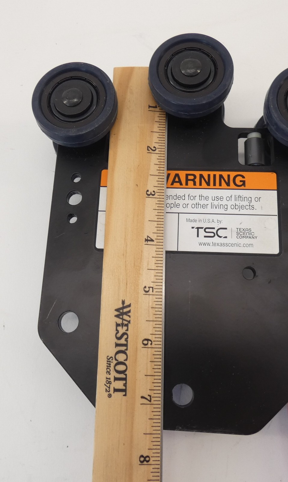 TSC 415A Carrier Black Aluminum Track Hardware WLL 200 – NEW Surplus!