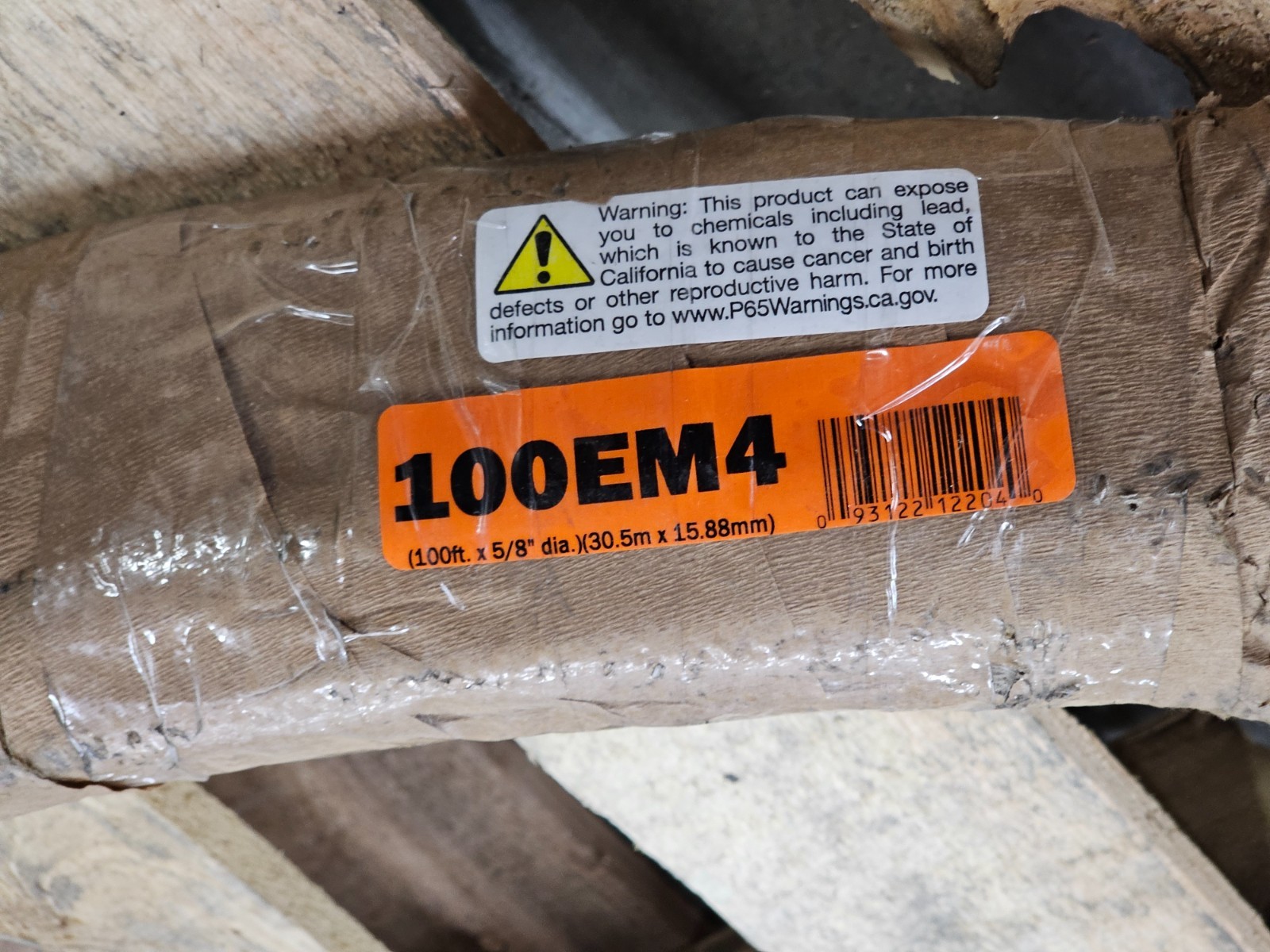 General Wire 100EM4 Flexicore Cable 5/8″ X 100′ With Male And Female Connectors