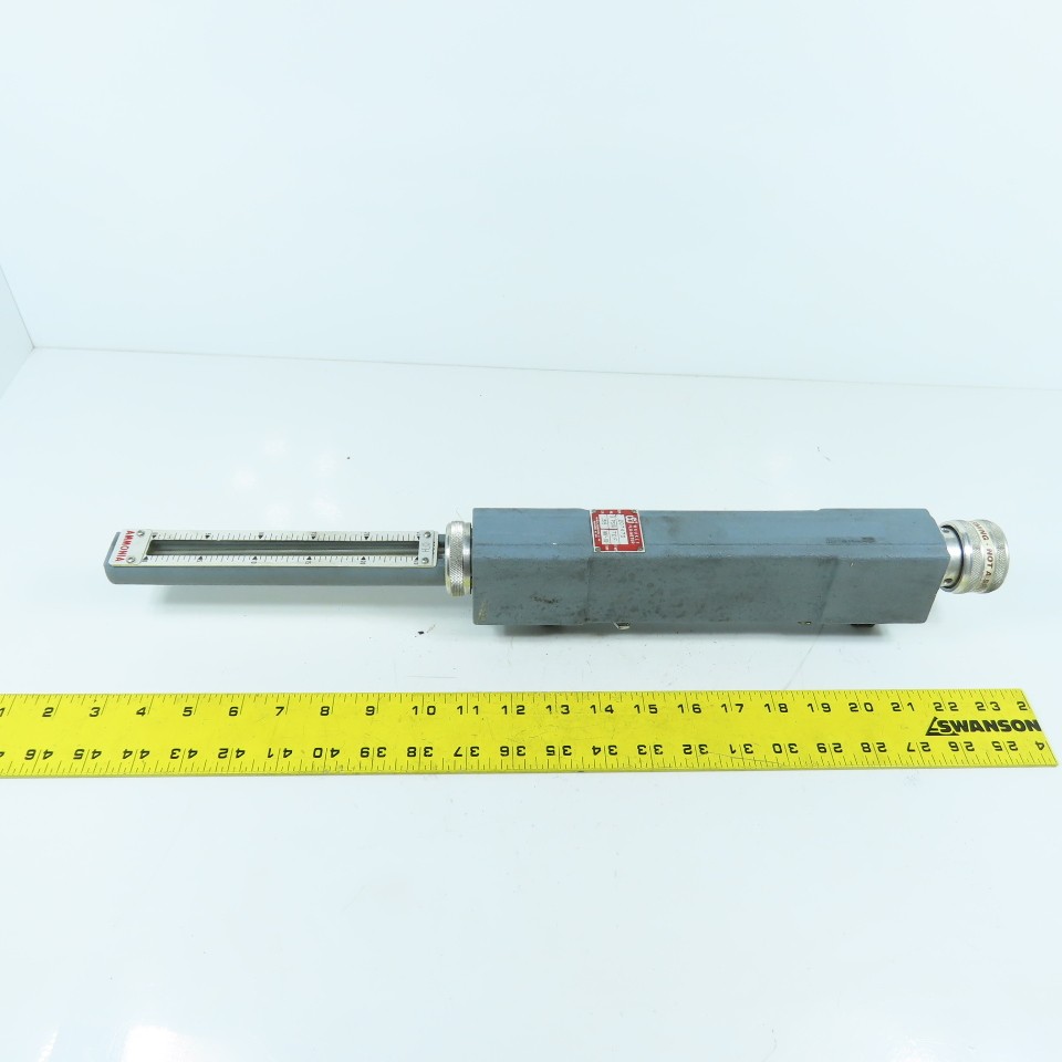 Waukee MV-1B Flo-Meter Gas Flow Meter 70°F SG 0.59 PR. 3PSIG 3/4″ NPT
