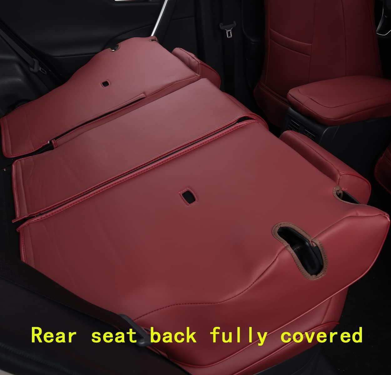 Custom Fit RAV4 and VENZA Seat Covers for LU02-Prime-XSE Hybrid, Wine Red