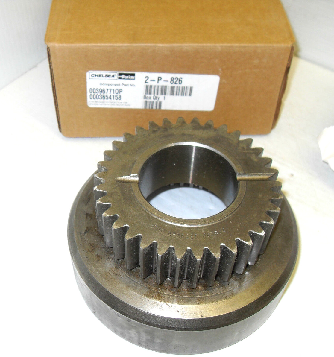 ⭐NEW IN BOX⭐ CHELSEA PARKER 2-P-826 OUTPUT GEAR PTO SERIES 859 POWER TAKE-OFF