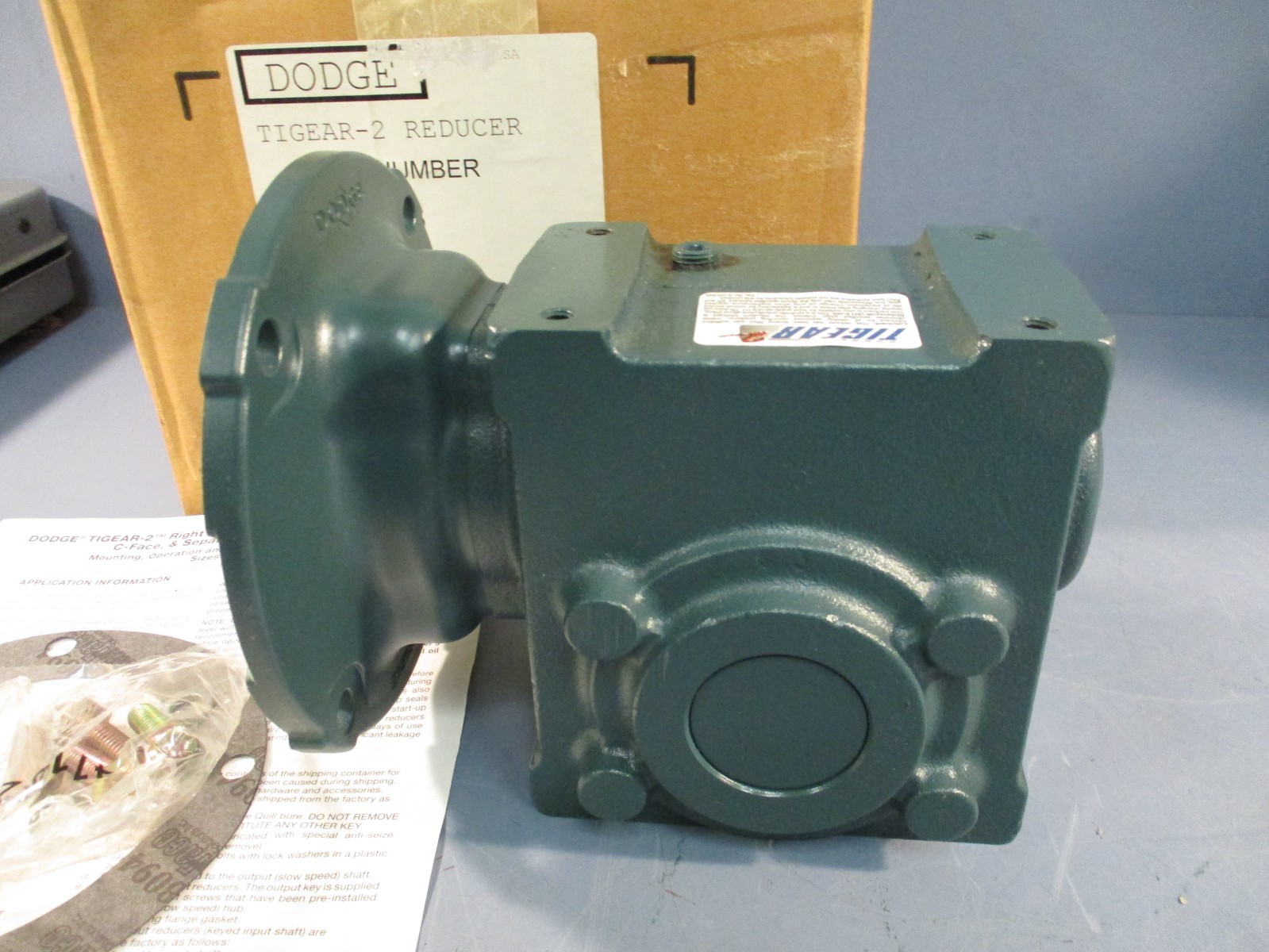 DODGE PART#17Q20L56 TIGEAR-2 GEAR REDUCER 1750RPM, 1HP 20:1 Ratio