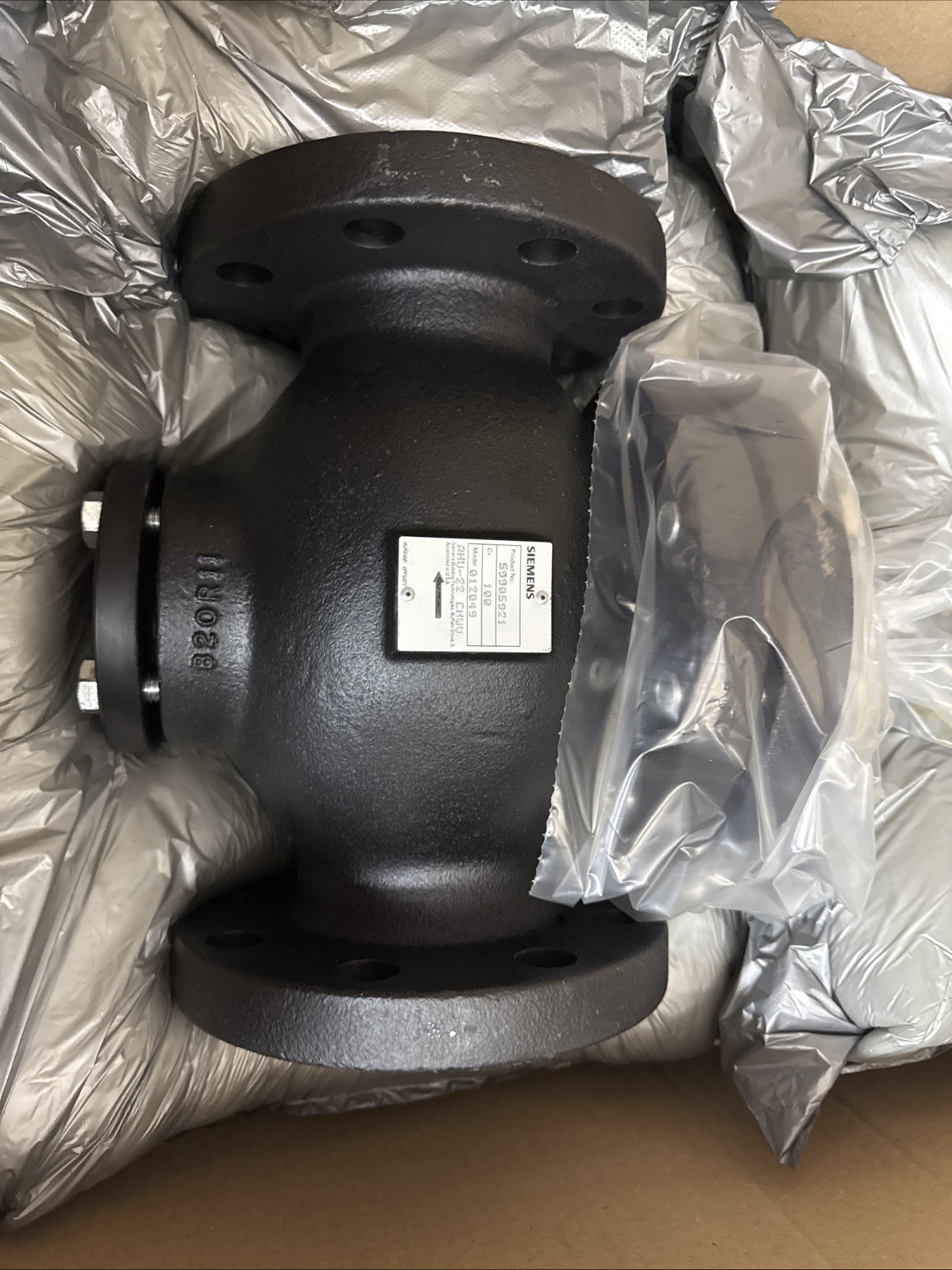 274-05921 Siemens Valve Assembly With 599-05921 FLOWRITE 3″ FLANGED 2-WAY VALVE