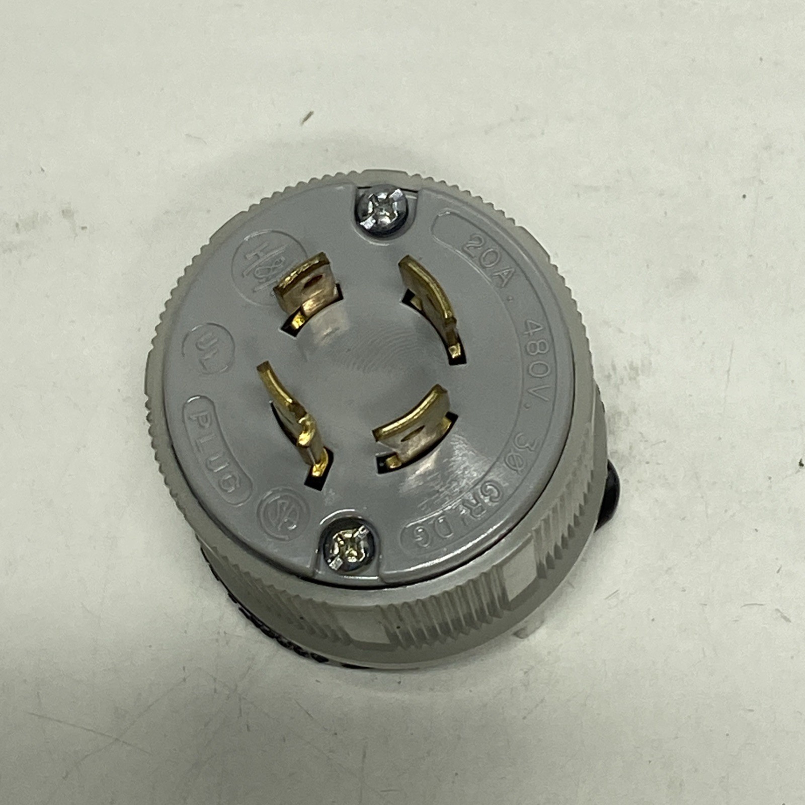 NEW OLD STOCK! ARROW HART 20A 480V LOCKING PLUG 6432