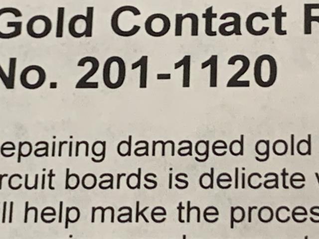 NEW Circuit Medic Gold Contact Repair Kit – 201-1120 w/Warranty