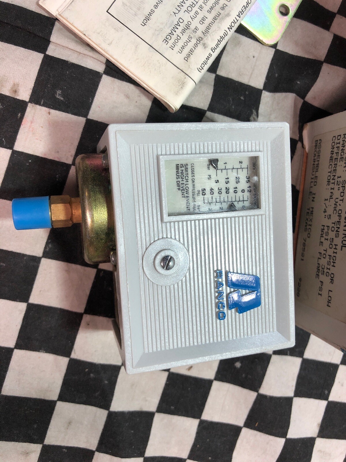 Lot Of 3, Ranco Low Pressure Control 1/4” Male Flare, O16-120, O16-120, 016-120