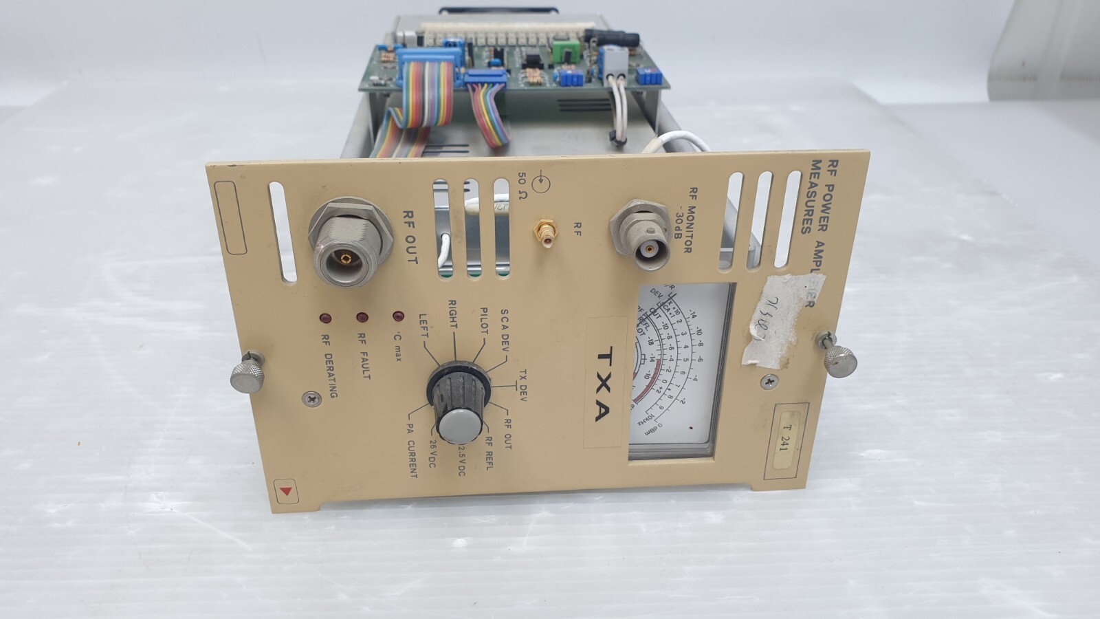 Orban rf power amplifier measures TXA Itelco 403100250