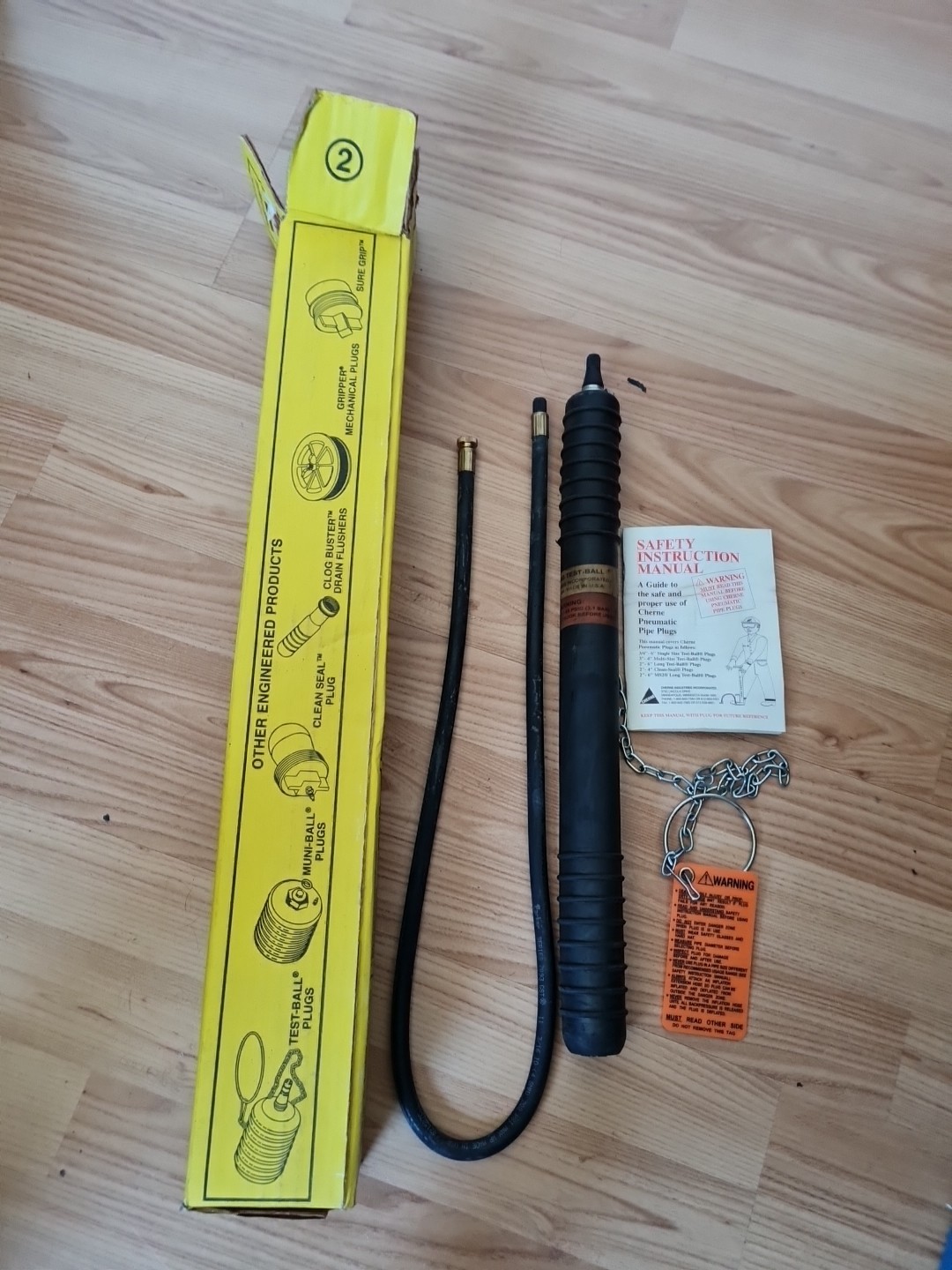 NIB CHERNE 271-020 2” LONG TEST-BALL PLUG 271020