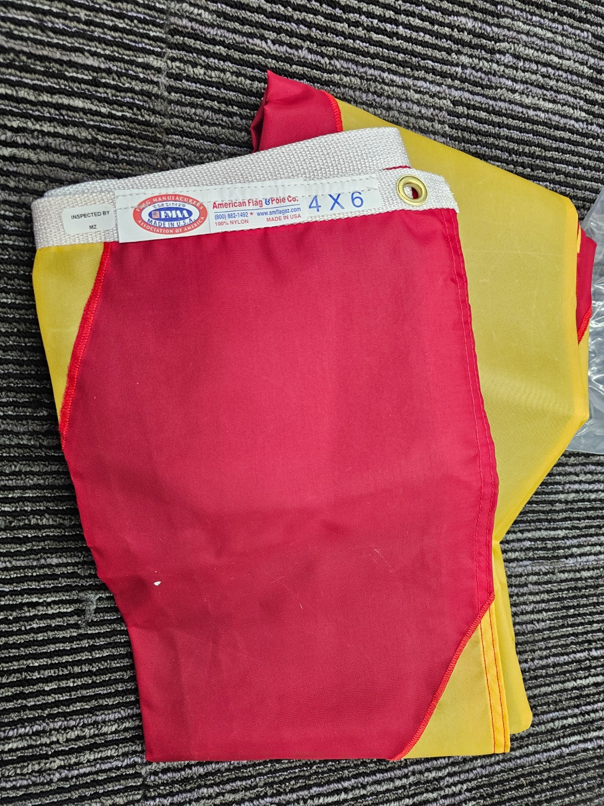 FMMA Flag & Pole Co. Country Flag Red/Yellow 4 x 6
