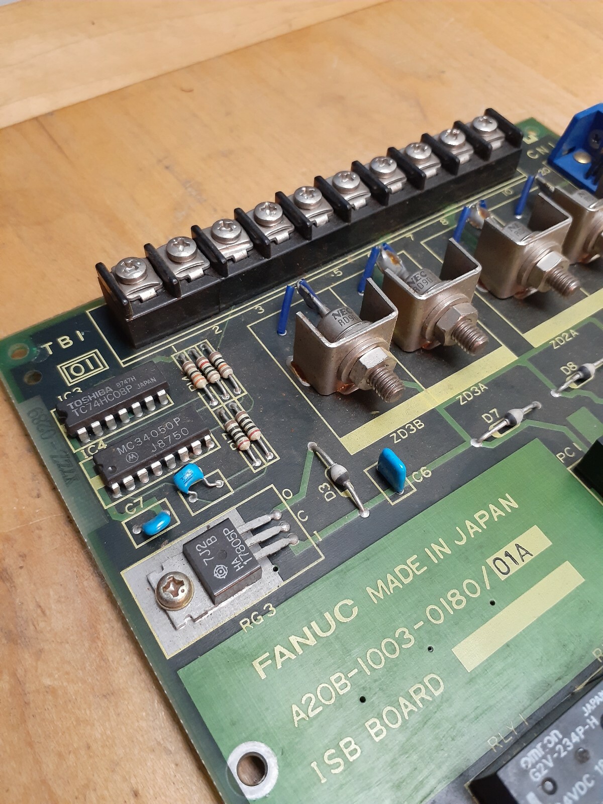 FANUC A20B-1003-0180/01A ISB BOARD // A350-1003-T184/01 // Used-Working // L@@K