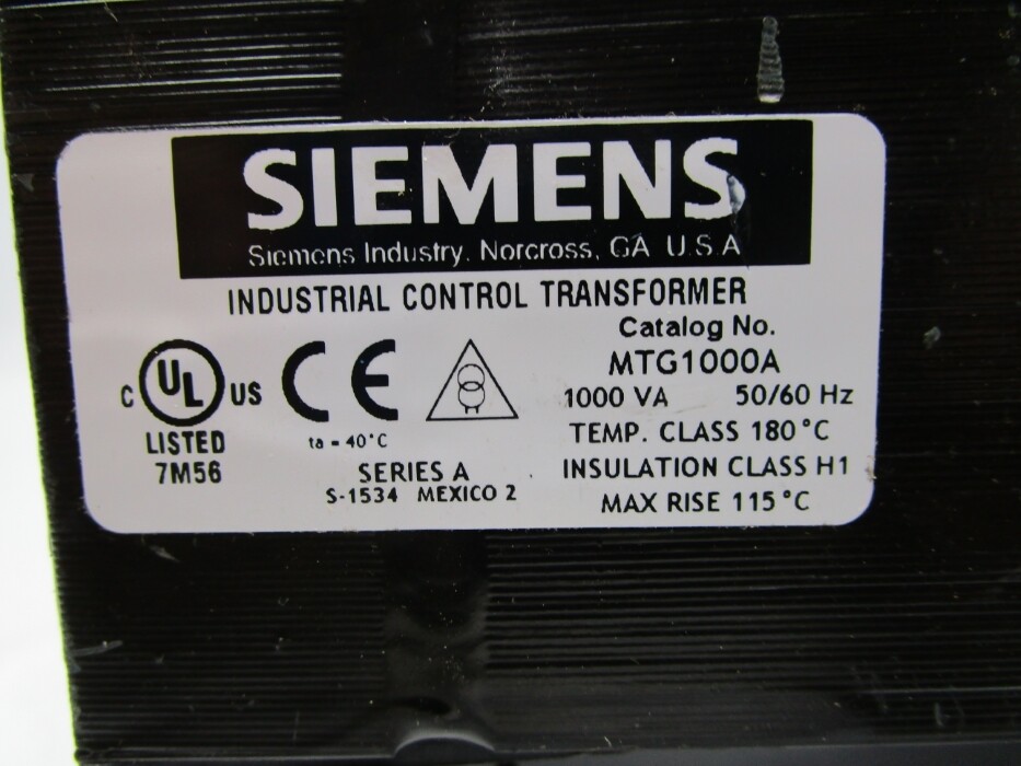 SIEMENS MTG1000A (AS PICTURED) NSNP