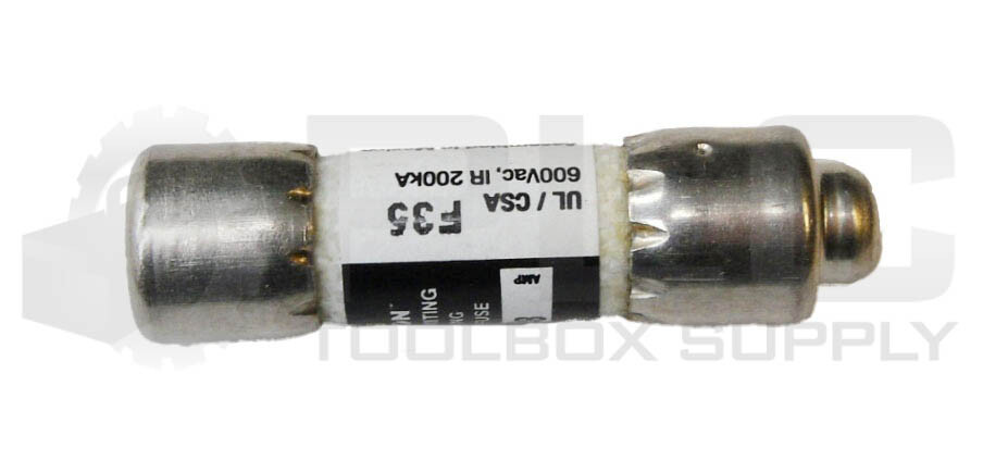 NEW BOX OF 10 BUSSMANN KTK-R-8 FAST ACTING FUSE 8A 600VAC