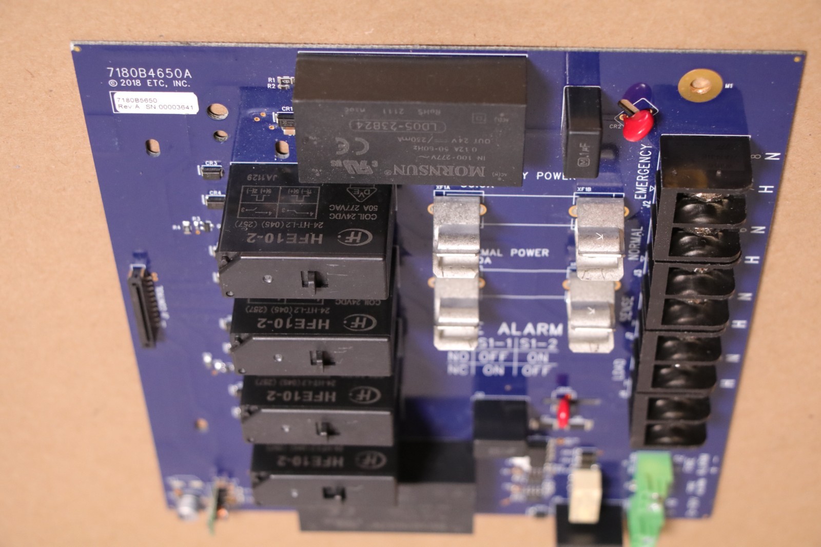 Fire Alarm S1-1 S1-2 Control Board Altronix? Simplex? 7180B4650A 7180B5650