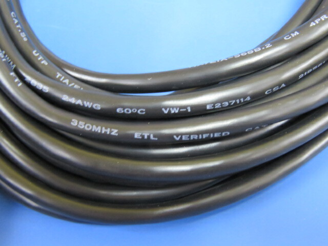 KEITHLEY CA-180-2A Qty of 5 per Lot CABLE Cat 5e; AWM 2835 24AWG; 60*C; VW-1;