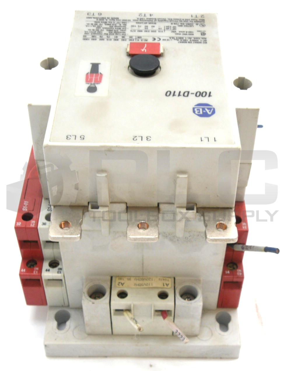 ALLEN BRADLEY 100S-D110ZJ33LC /A CONTACTOR SAFETY 24V DC OPERATED 3 POLE