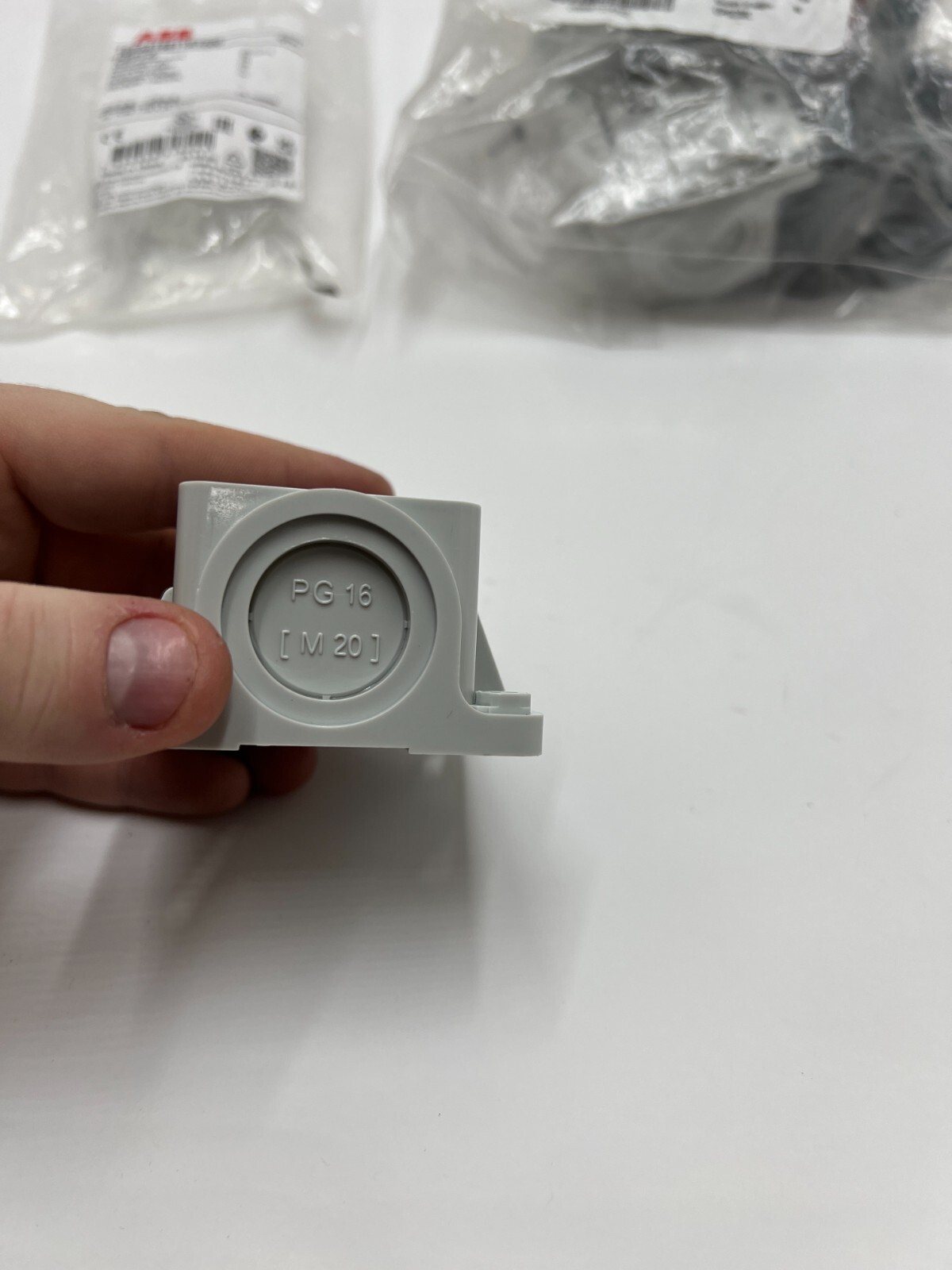 (QTY 3) ABB CEP1-0 Compact Push Button ESTOP BOX NEMA12 IP69K Gray ABB Series