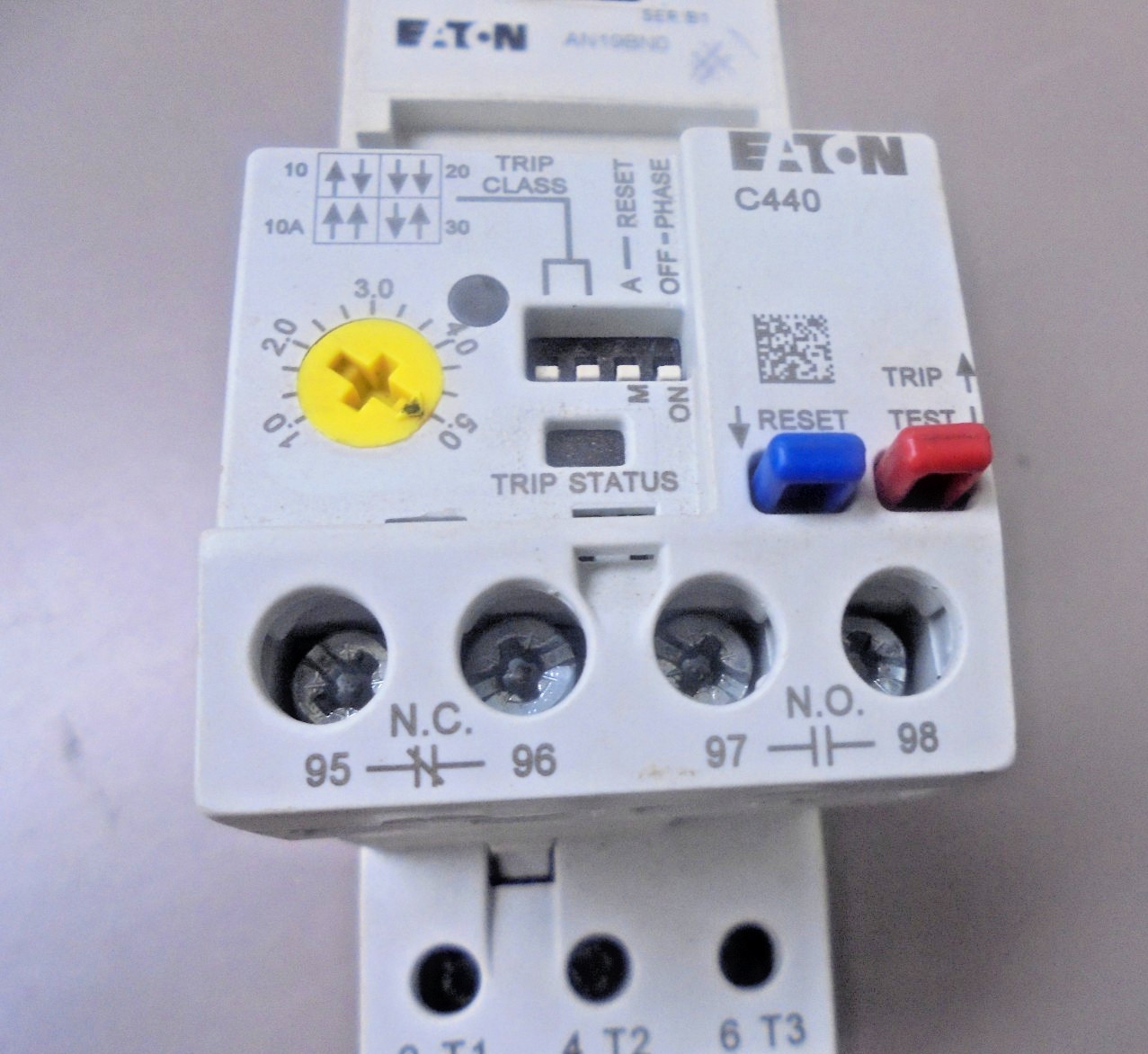 Eaton AN19BN0 Motor Control Starter / C440 Relay