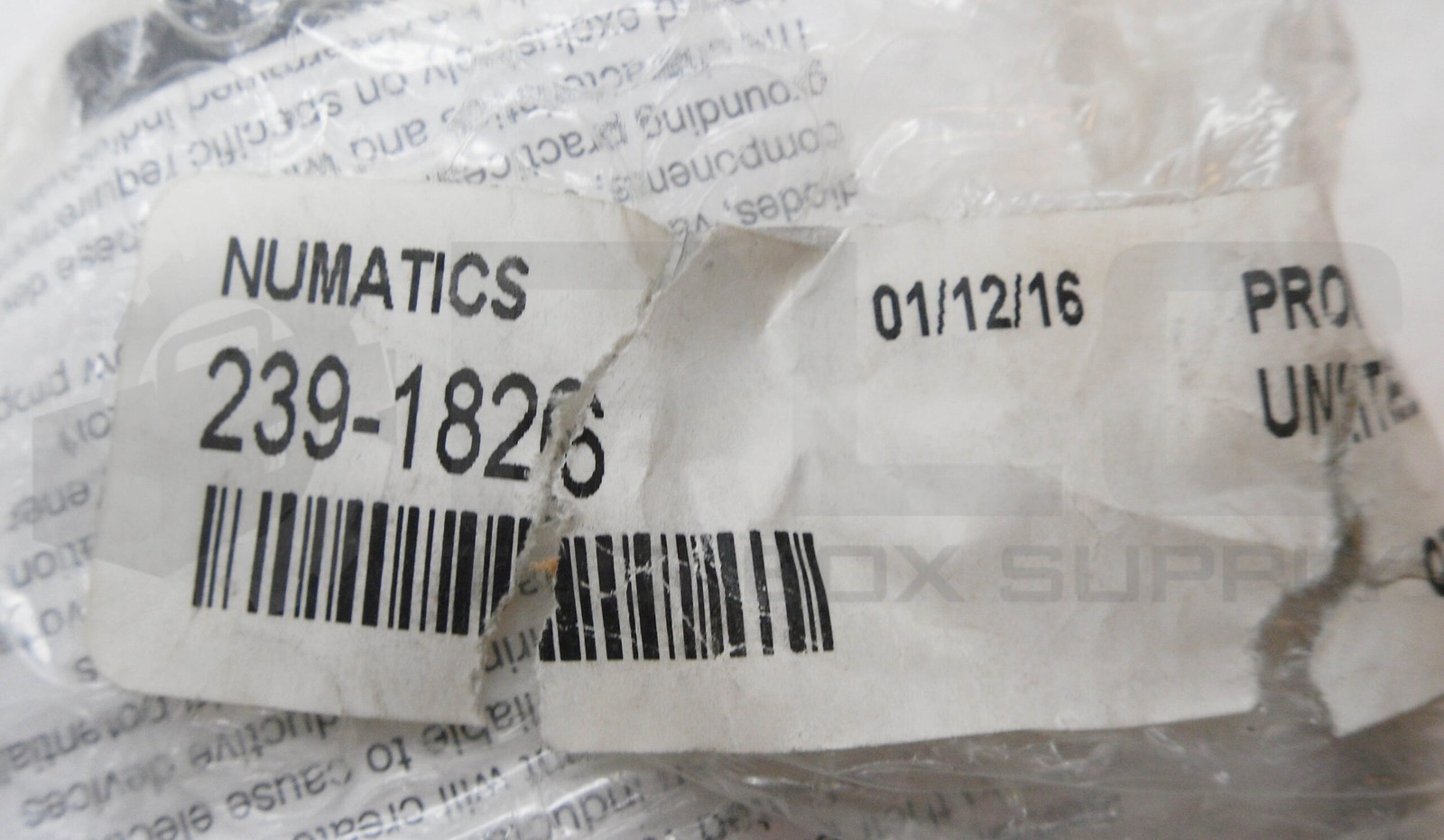 NEW NUMATICS 239-1826 PRESSURE GAUGE, 10-130PSI (215-530B 1A6)