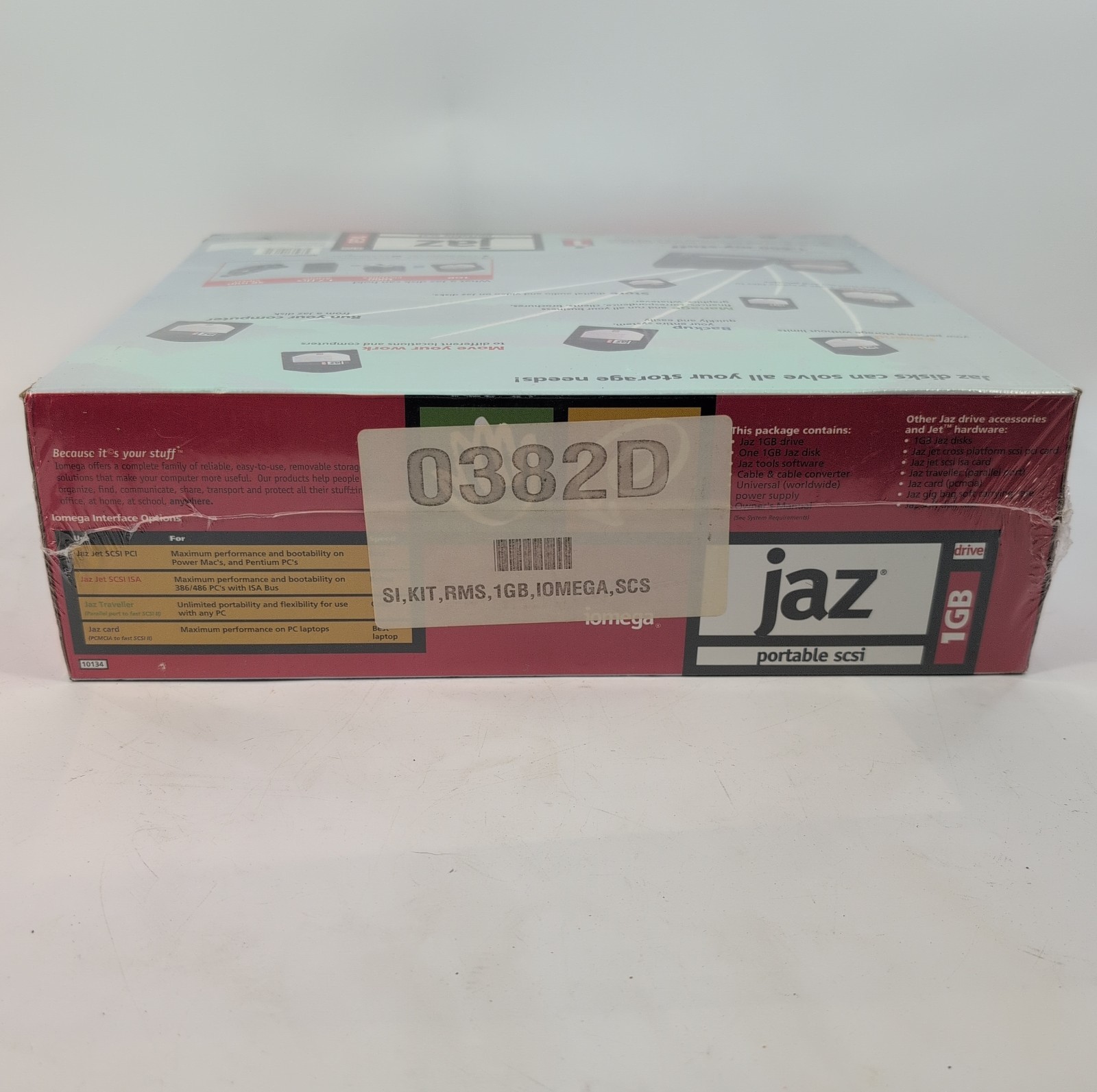 Iomega 1G Jaz External SCSI Storage Magnetic Disk Disc Drive – New Sealed