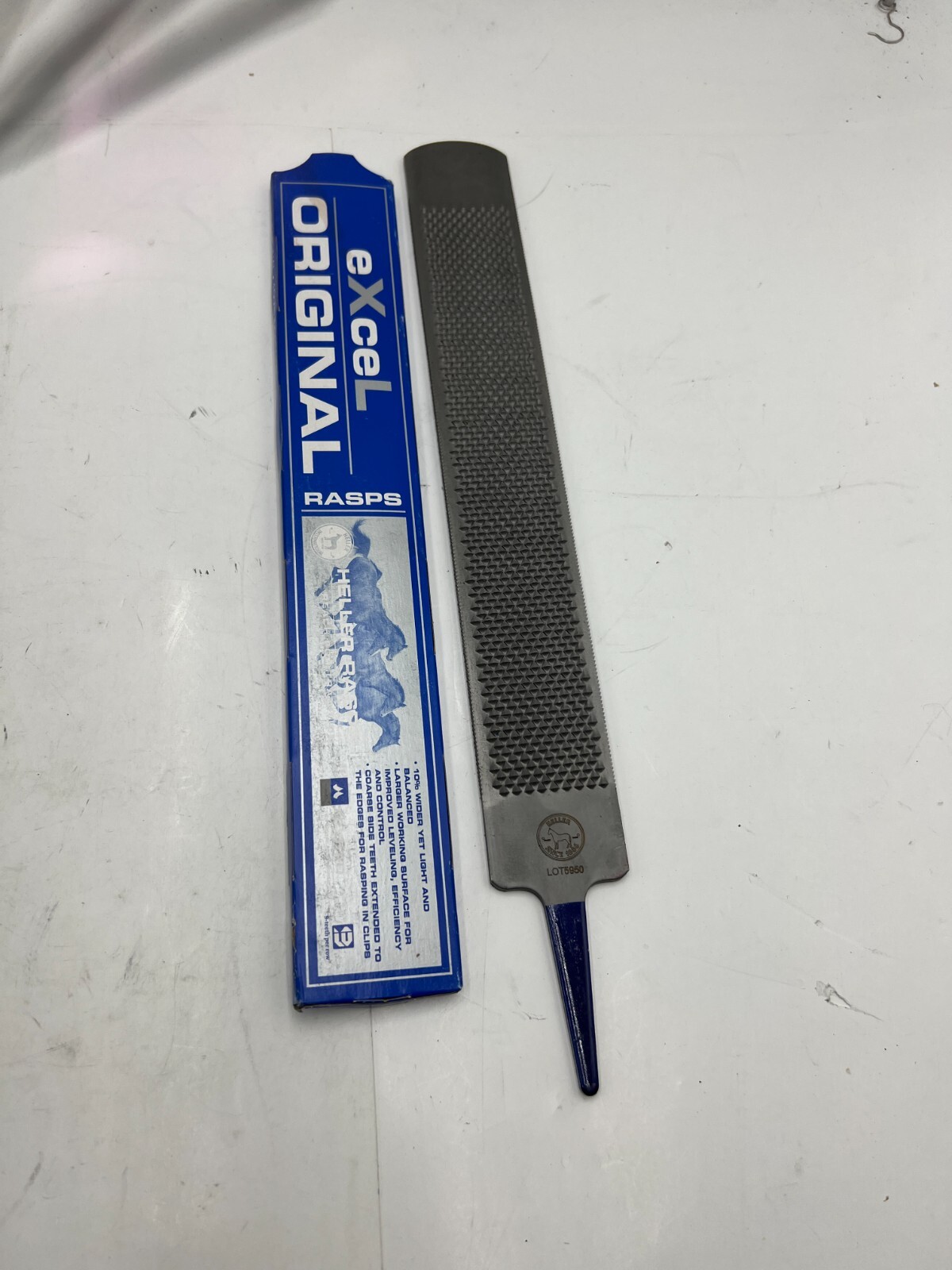 Heller eXceL Original Hoof Rasp 9 Teeth Per Row