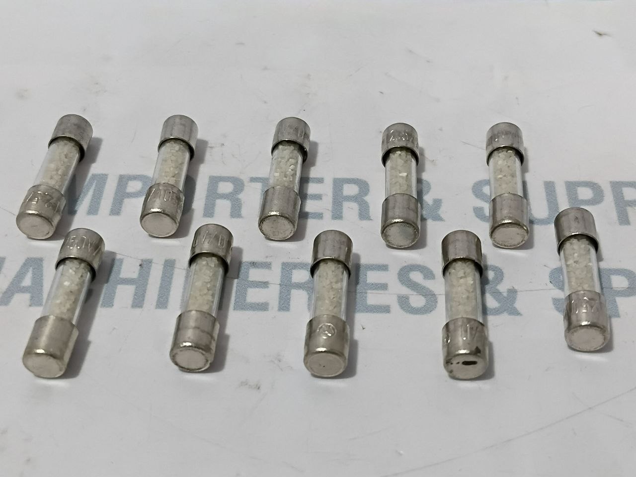 Wickmann-Werke T 2.5A Miniature Fuses 250Vac L2.5/250V/D 5x20mm (Lot of 10 Pcs)