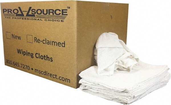 PRO SOURCE Cotton Terry Bar Mop Towels: 16″ x 19″ w/ Hemmed Edges, 25 lb Box