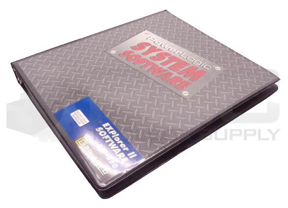 NEW SQUARE D EXP550 SY/MAX EXPLORER II SOFTWARE, POWERLOGIC