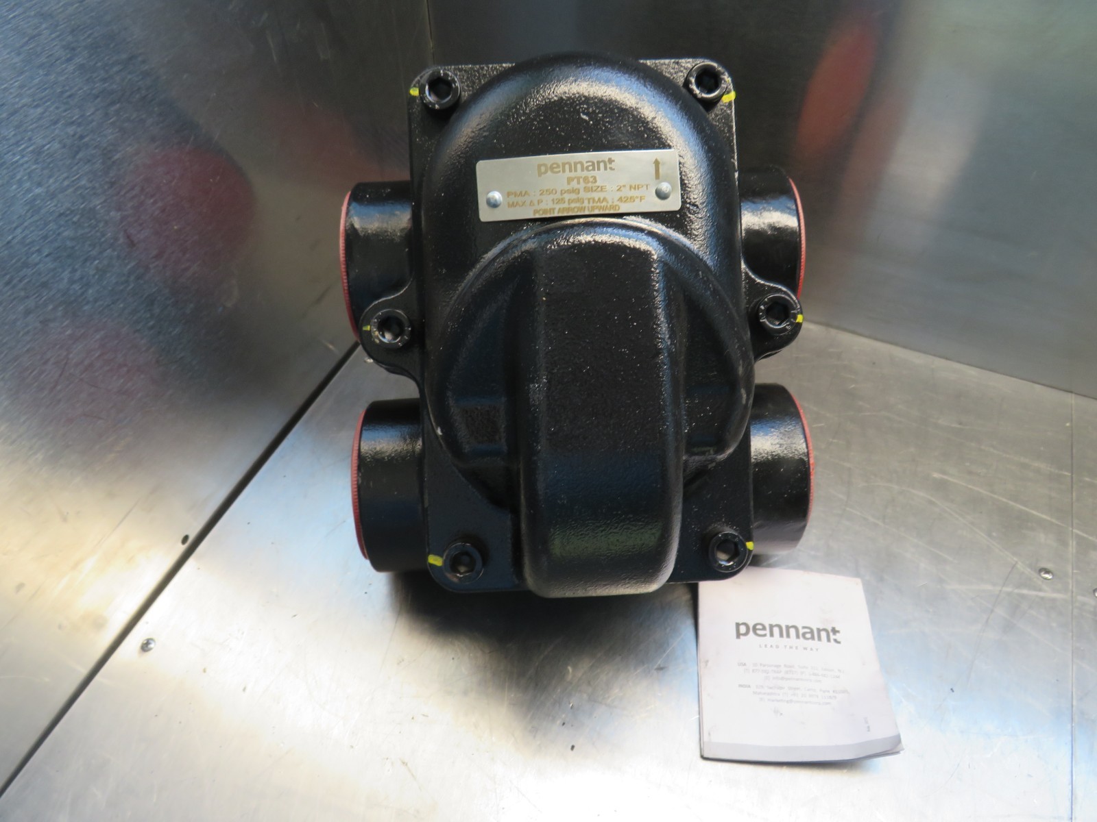 Pennant PT63 Float and Thermostatic Steam Trap 250 PSIG 2″ NPT