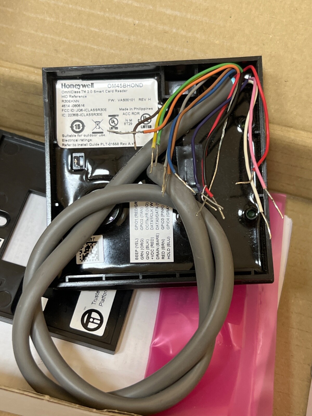 Honeywell Access OM45BHOND OmniClass 2.0 Smart Card Reader