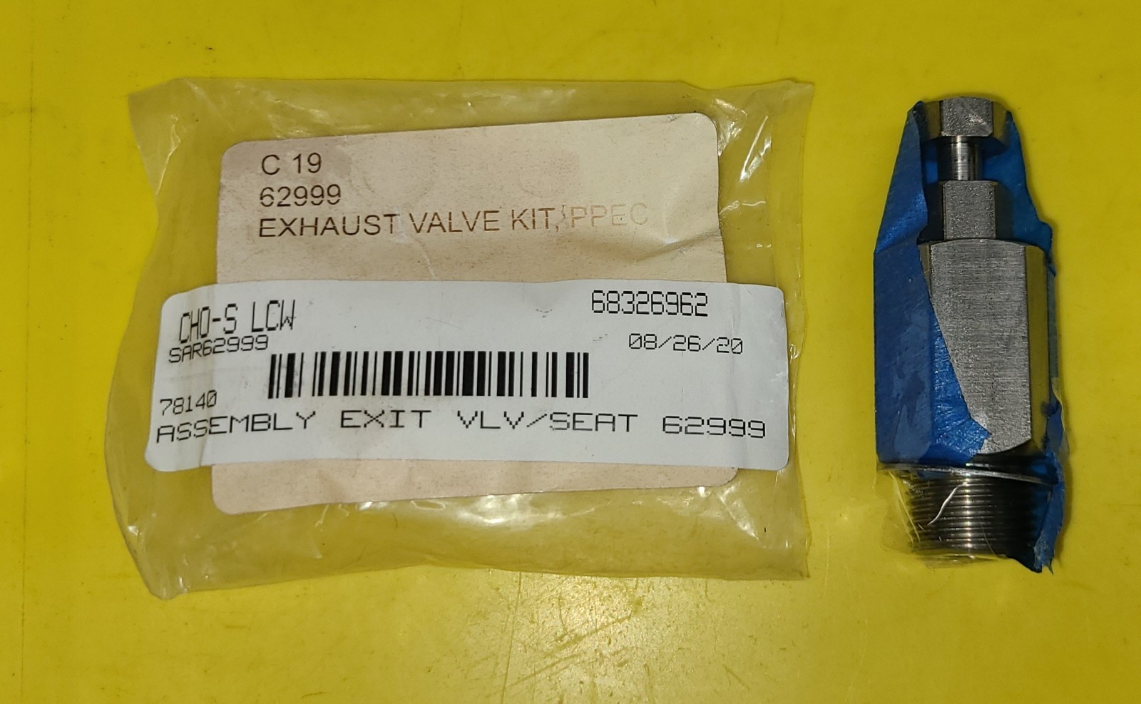 Spirax Sarco 62999 Exhaust Valve Kit, PPEC