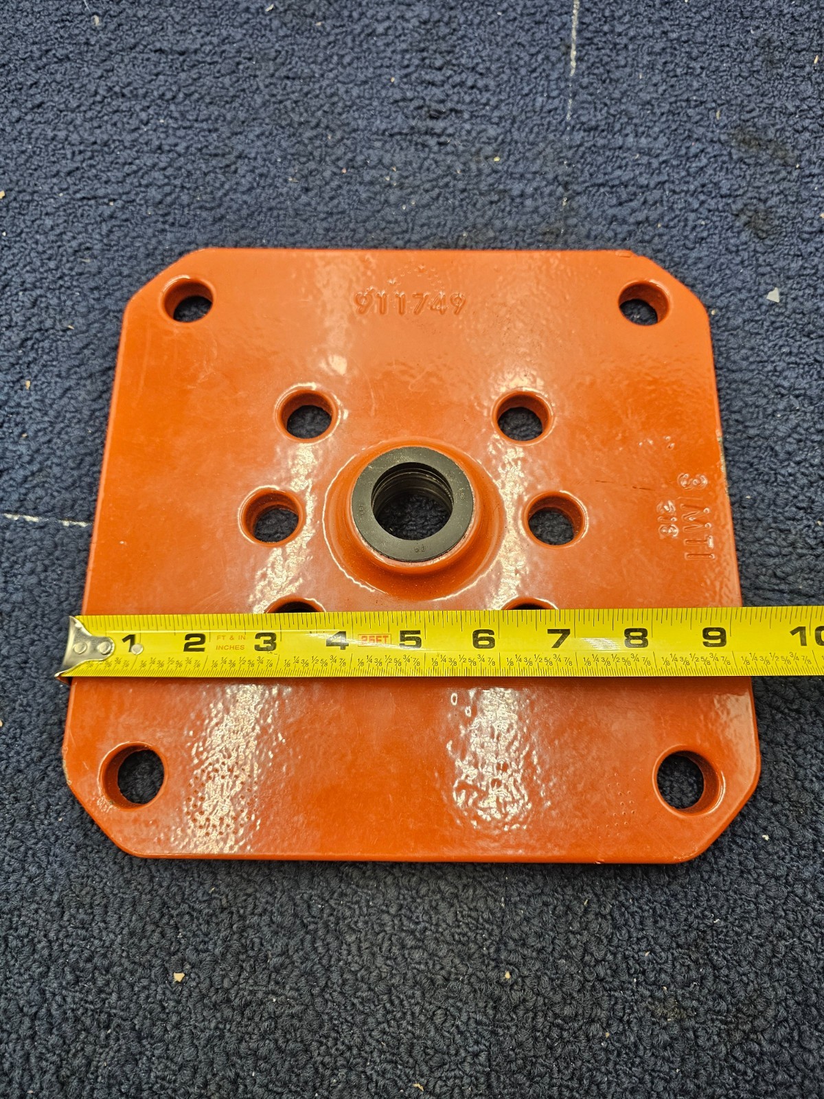 Heavy Duty Post Base Plate, 911749 Orange 9-1/2″ x 9-1/4″ 3 MTI