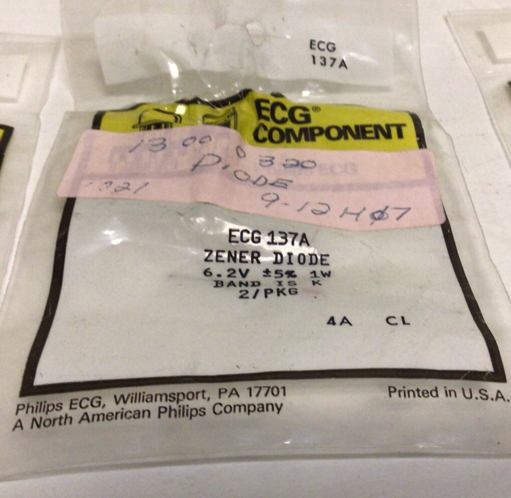 NEW, (ASSORTED LOT) ECG COMPONENT ECG123A, ECG137A, ECG3021, ECG3022, FREE SHIP