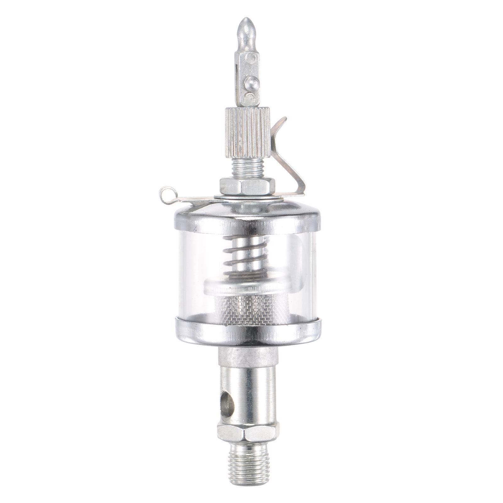 Needle Valve Type Oil Cup M10x1 Thread 16ml Sight Gravity Drip Feed Oiler