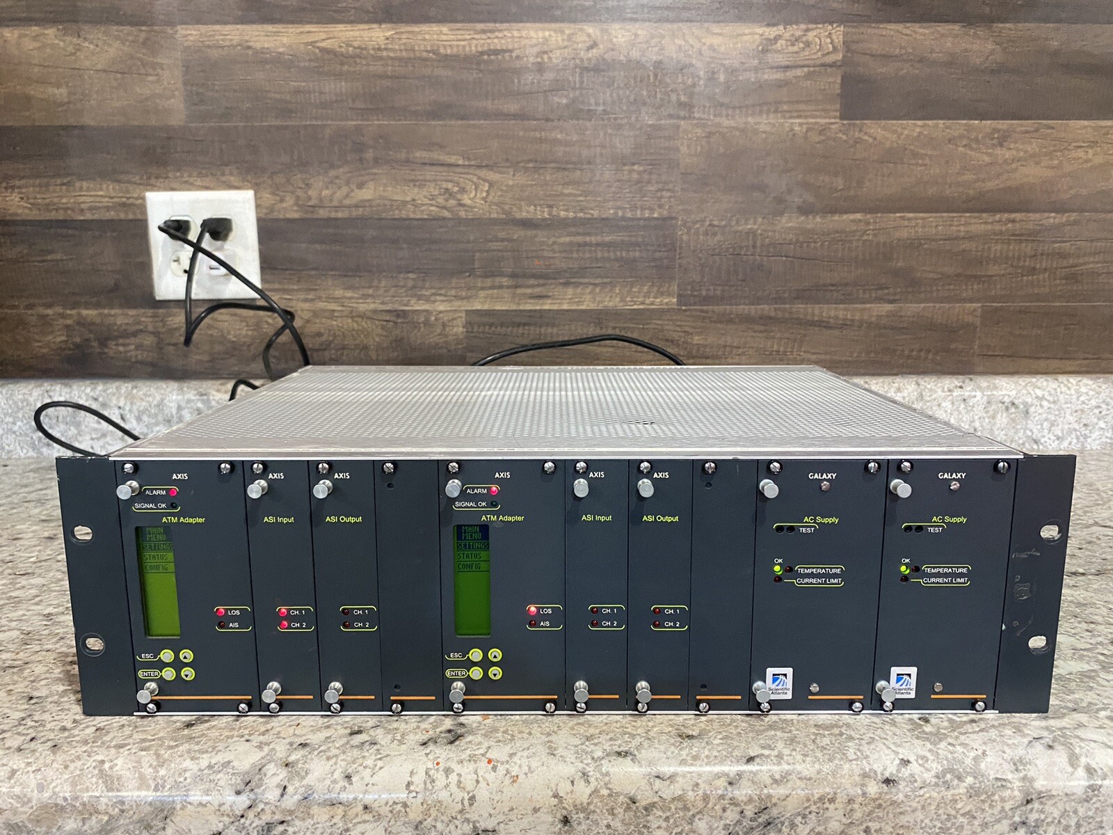 Scientific Atlanta Galaxy V9523101 Modular Rack 2AC System Axis ATM ASI Output