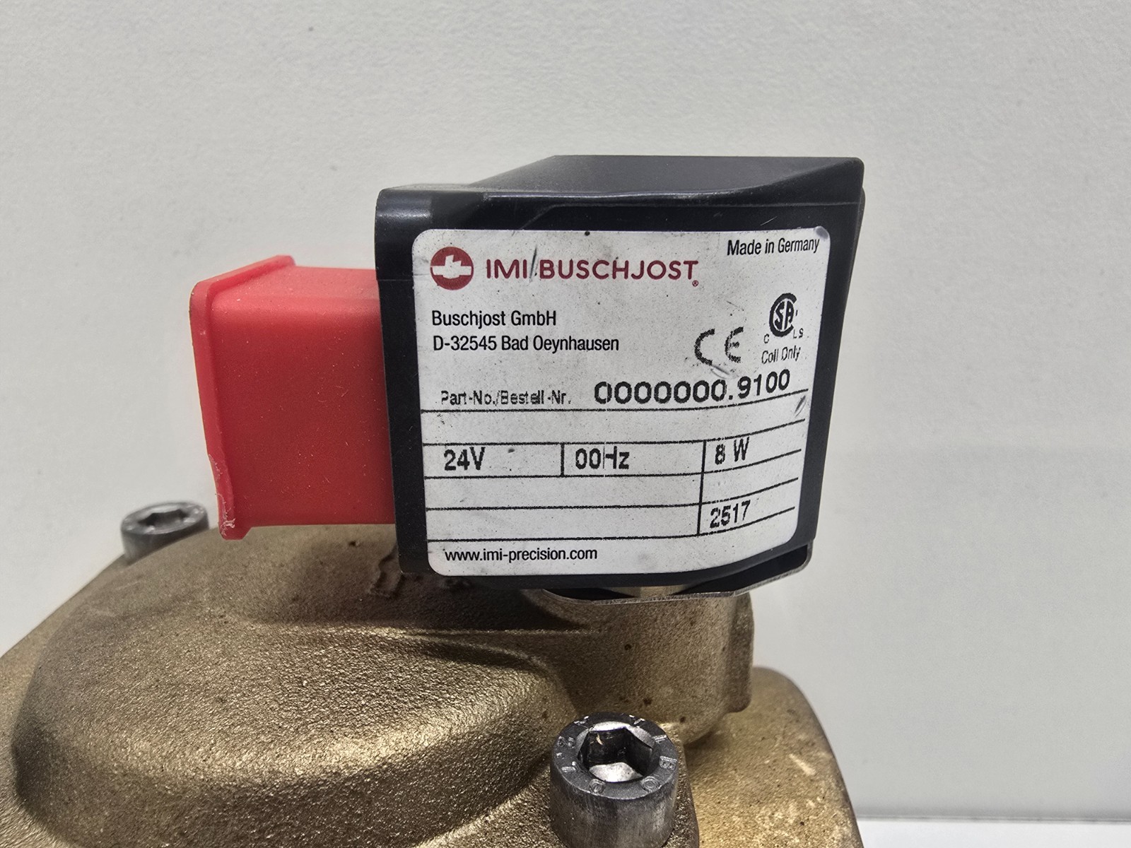 NEW OLD STOCK! NORGREN IMI BUSCHJOST SOLENOID VALVE 0000000.9100 8241400.9100