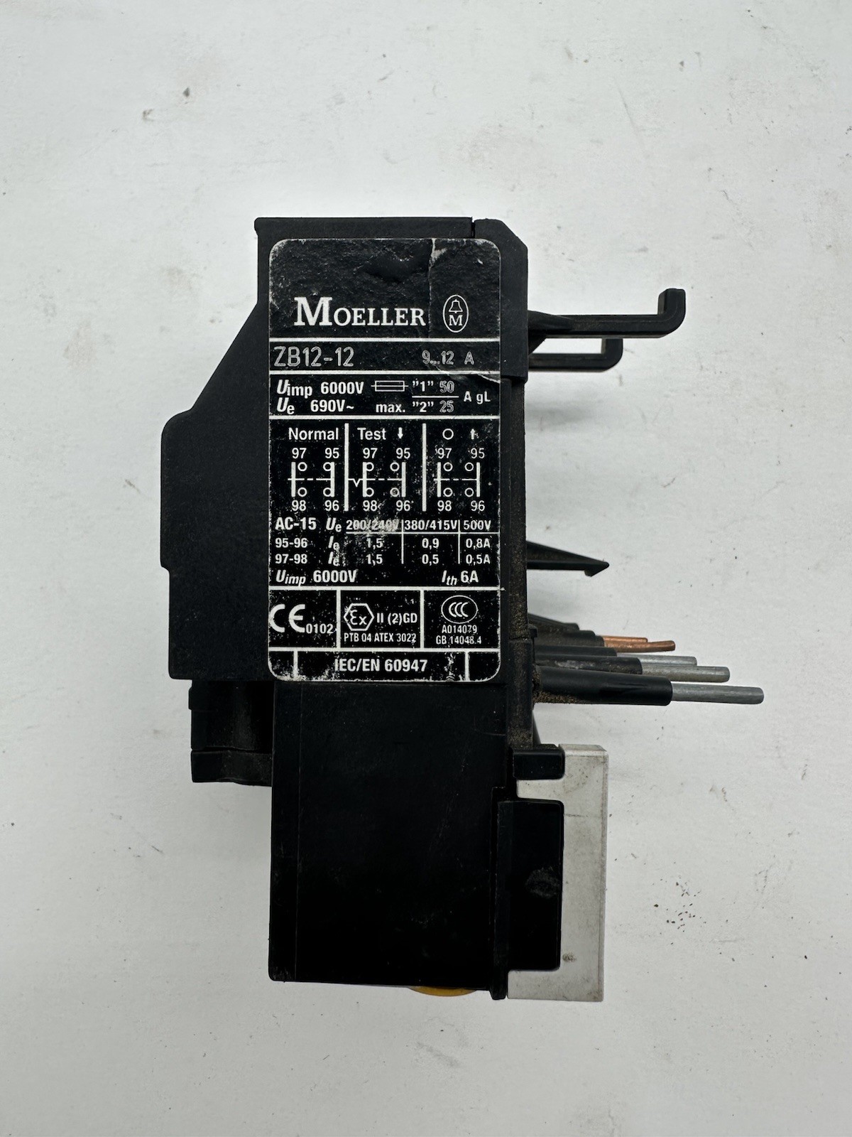 KLOCKNER MOELLER ZB12-12 690V 9-12A NSMP