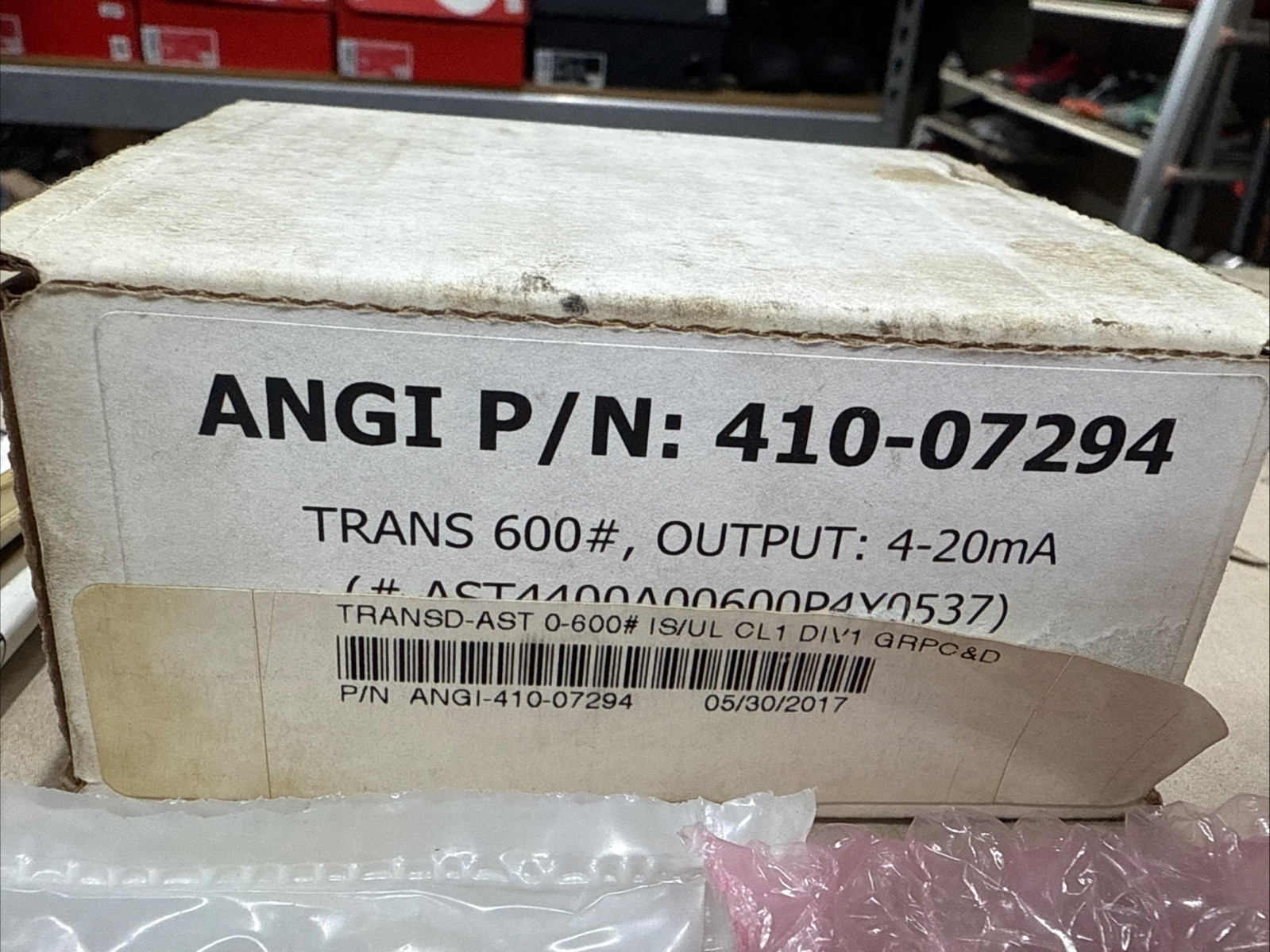 New AST American Sensor Technology AST4400A00600P4Y0537 Sensor