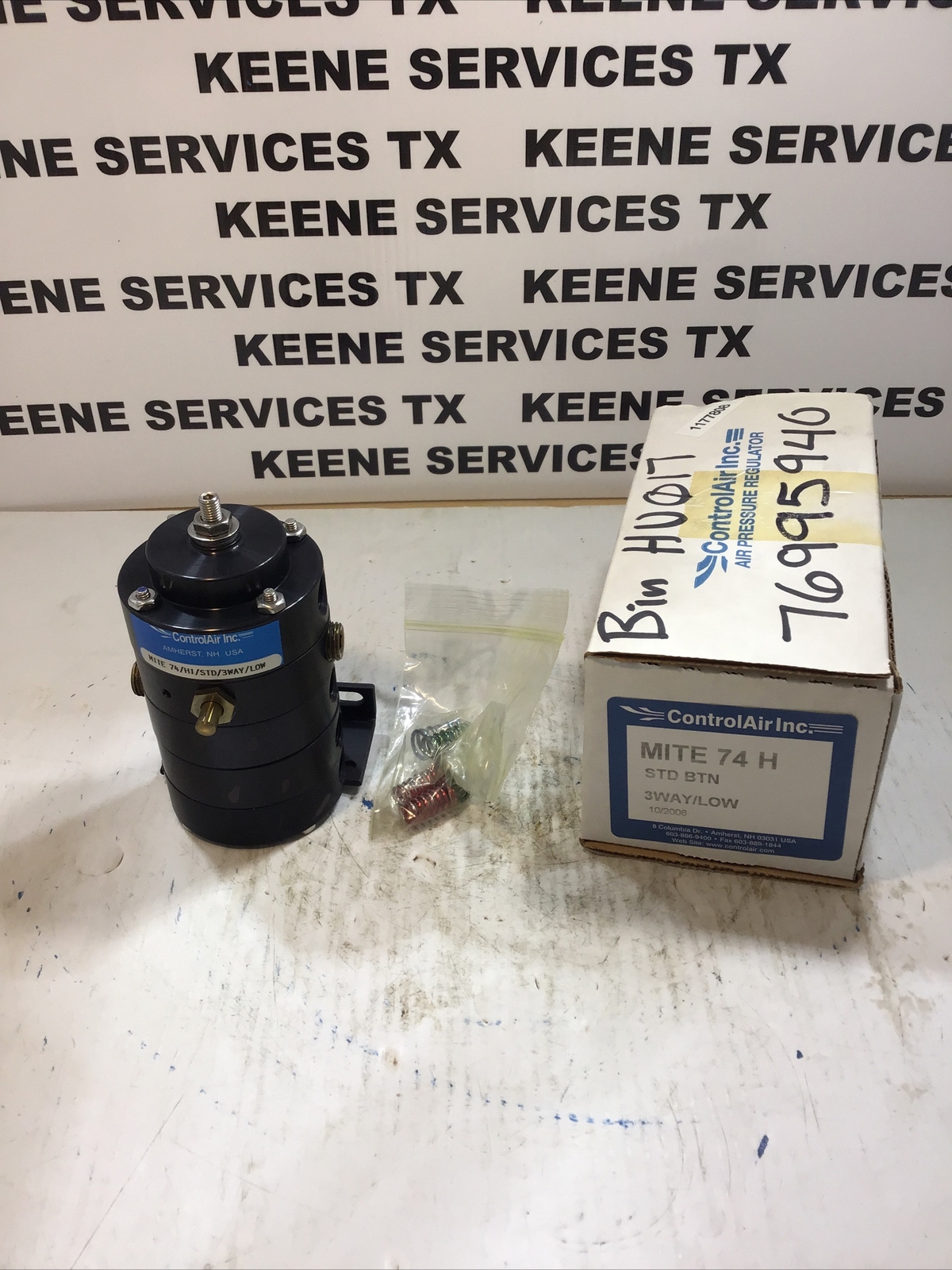 Control Air Inc. Air Pressure Regulator MITE 74H 3way/low