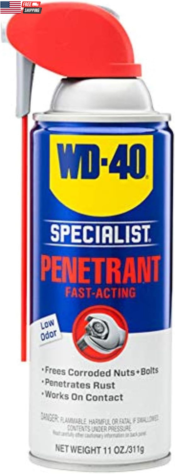 Penetrant with Smart Straw, Penetrant for Metal, Rubber and Plastic Threads, Loc