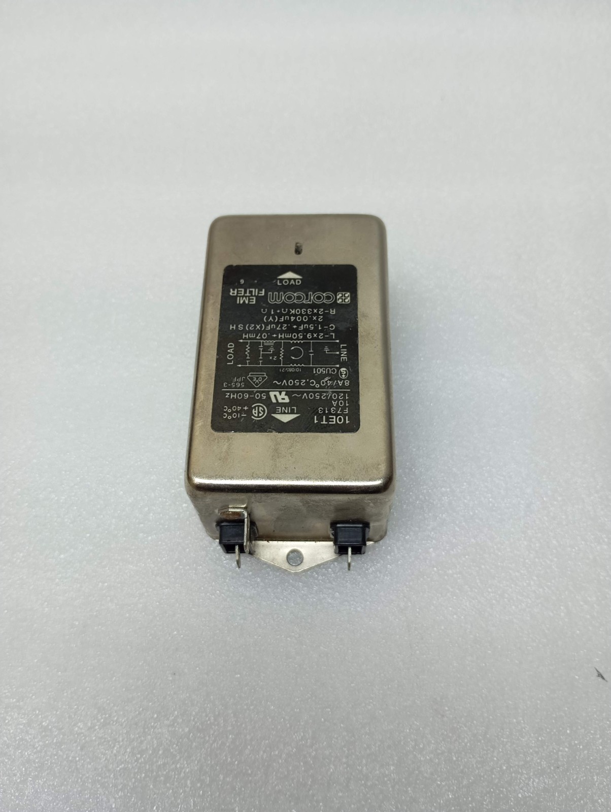 Tyco Electronics Corcom EMI Filter TYP: 10ET1