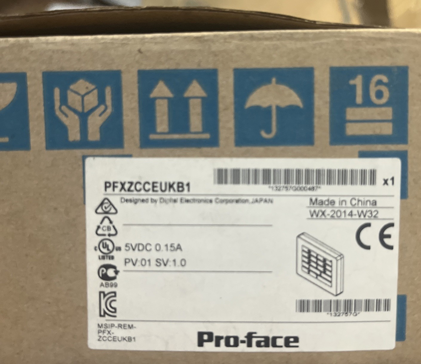 Pro-face PFXZCCEUKB1 EZ Numpad