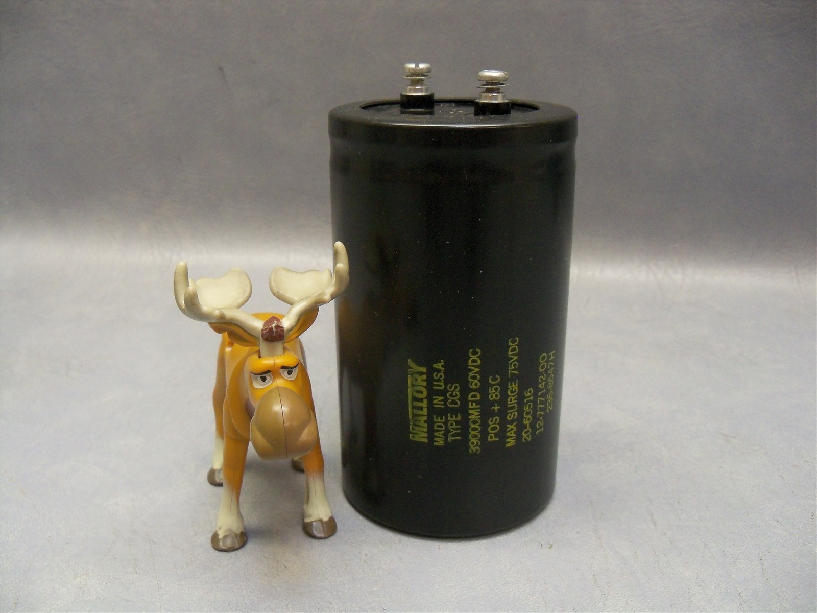 Mallory Capacitor Type CGS 39000MFD 60VDC Max Surge 75VDC 20-60516